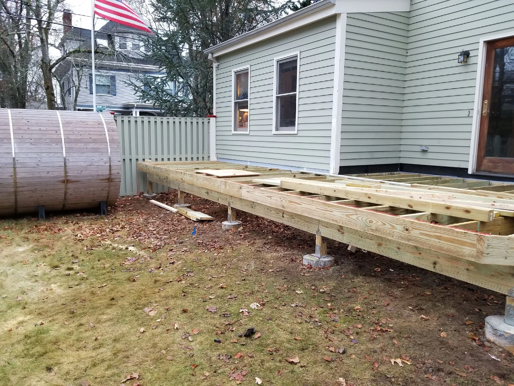 Deck Renovation in Start to Finish in Newton, Massachusetts - Image 4