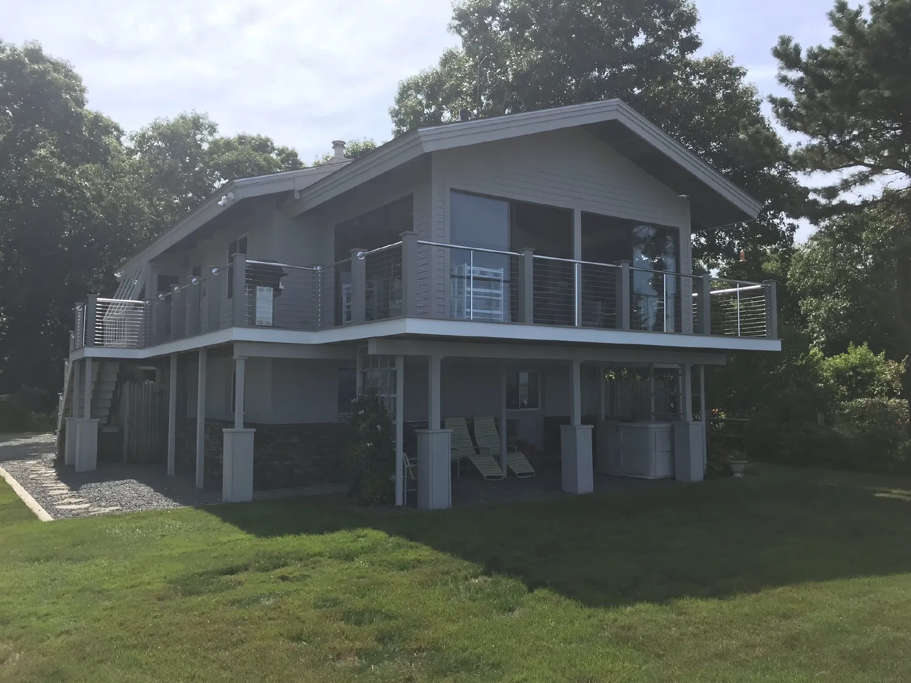 Wareham, MA Deck - Azek, Cable Railing - Image 3