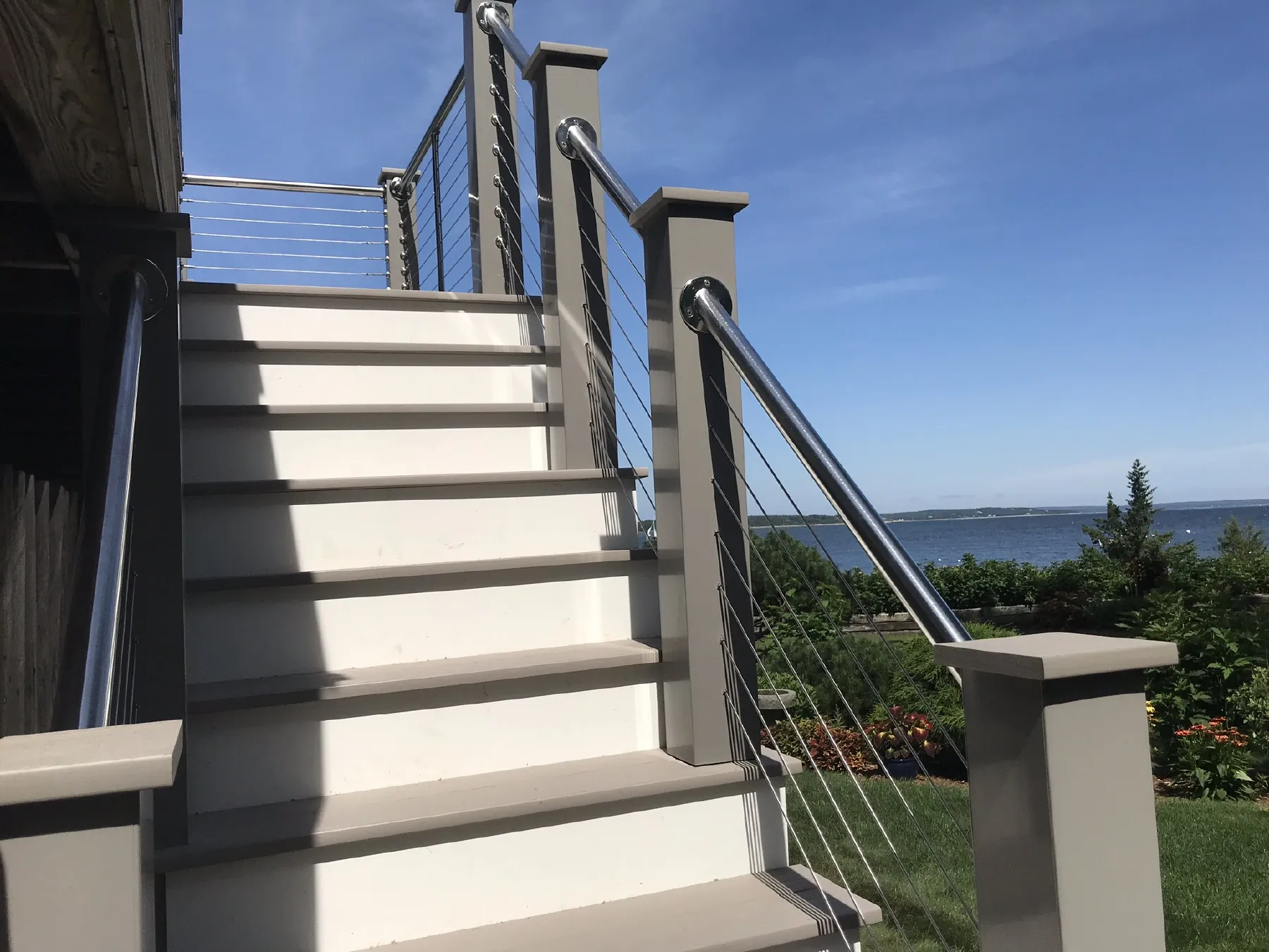 Wareham, MA Deck - Azek, Cable Railing - Image 4